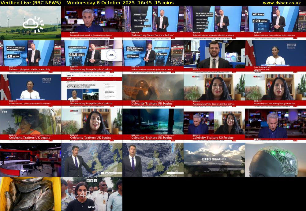 Verified Live (BBC NEWS) Wednesday 8 October 2025 16:45 - 17:00