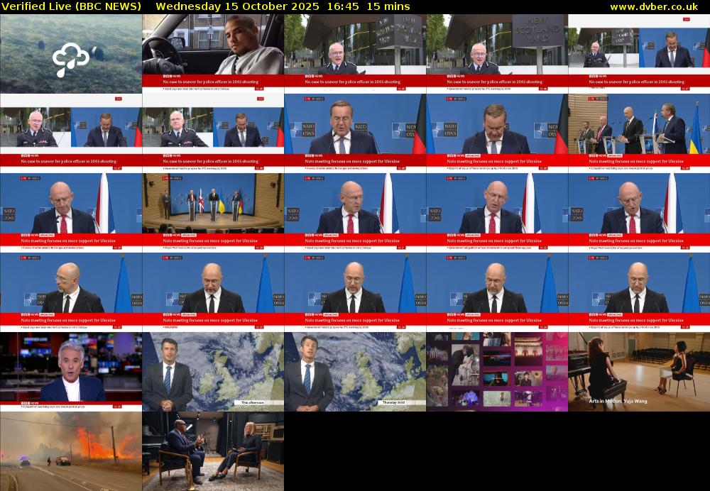 Verified Live (BBC NEWS) Wednesday 15 October 2025 16:45 - 17:00