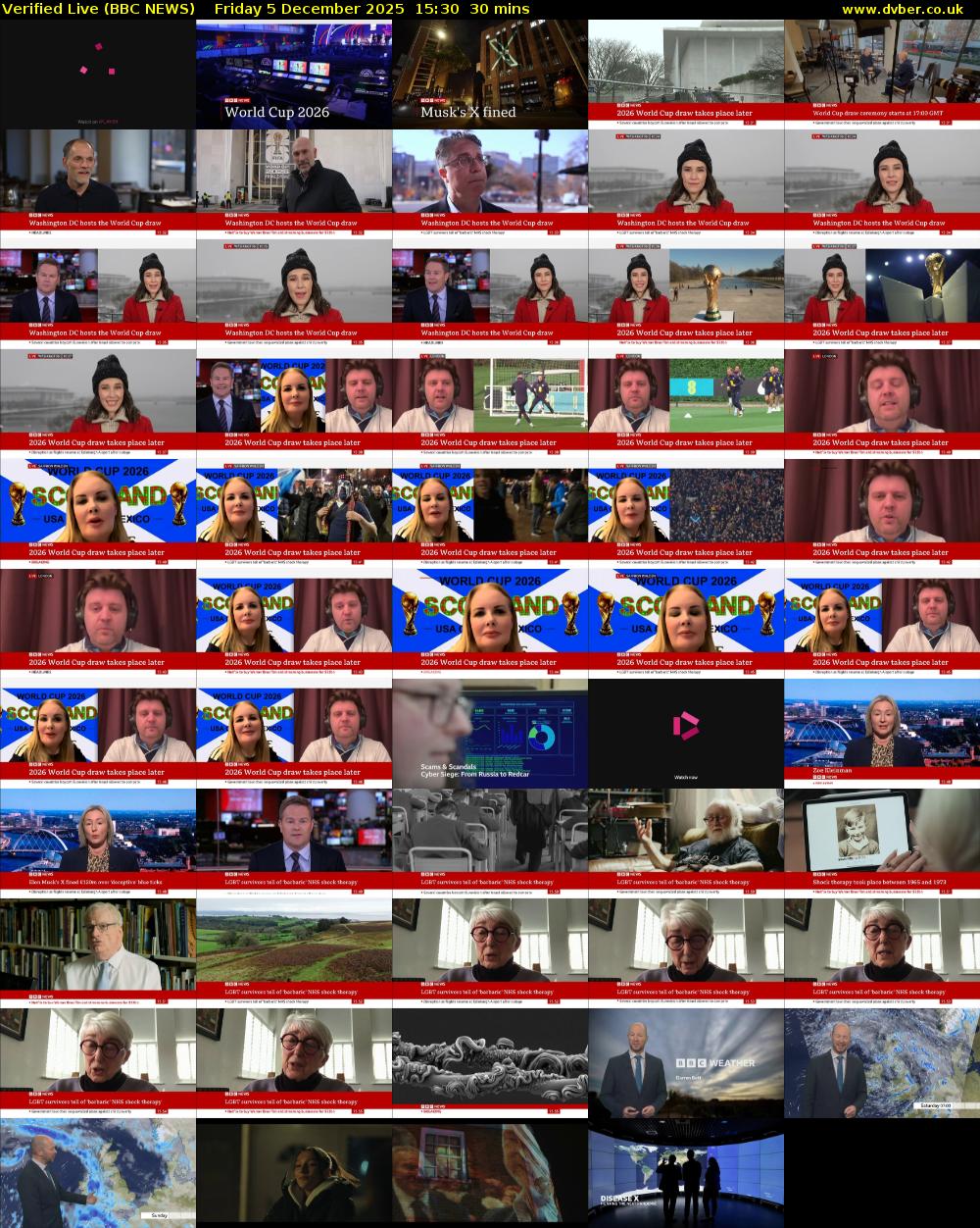 Verified Live (BBC NEWS) Friday 5 December 2025 15:30 - 16:00