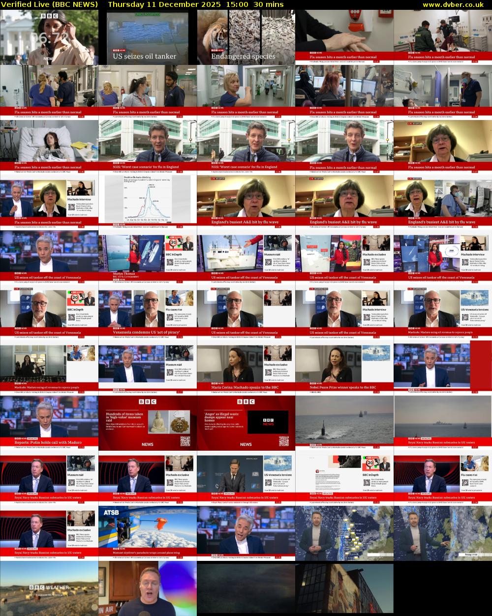 Verified Live (BBC NEWS) Thursday 11 December 2025 15:00 - 15:30