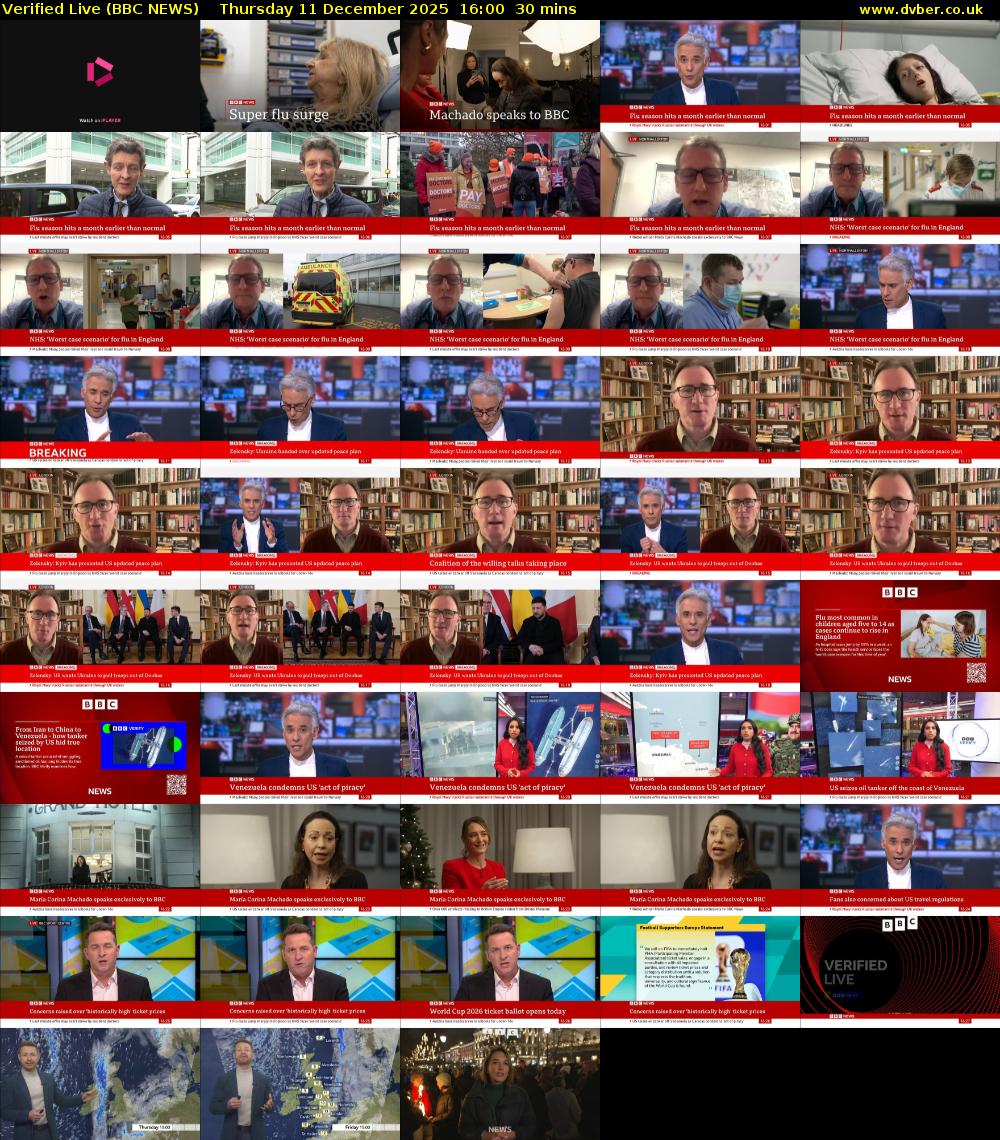 Verified Live (BBC NEWS) Thursday 11 December 2025 16:00 - 16:30