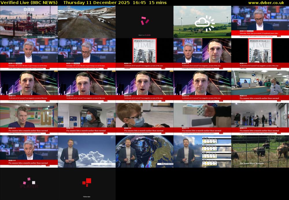 Verified Live (BBC NEWS) Thursday 11 December 2025 16:45 - 17:00