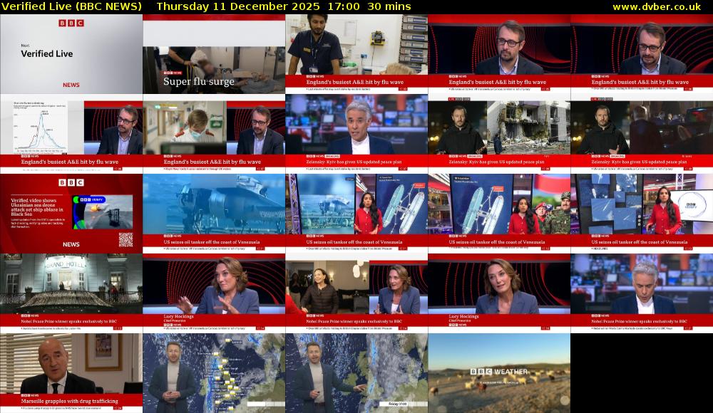 Verified Live (BBC NEWS) Thursday 11 December 2025 17:00 - 17:30