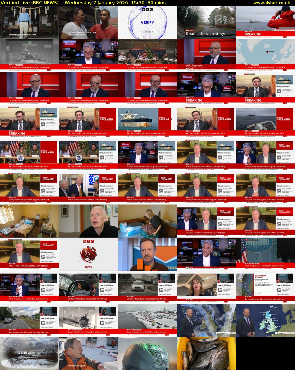 Verified Live (BBC NEWS) Wednesday 7 January 2026 15:30 - 16:00