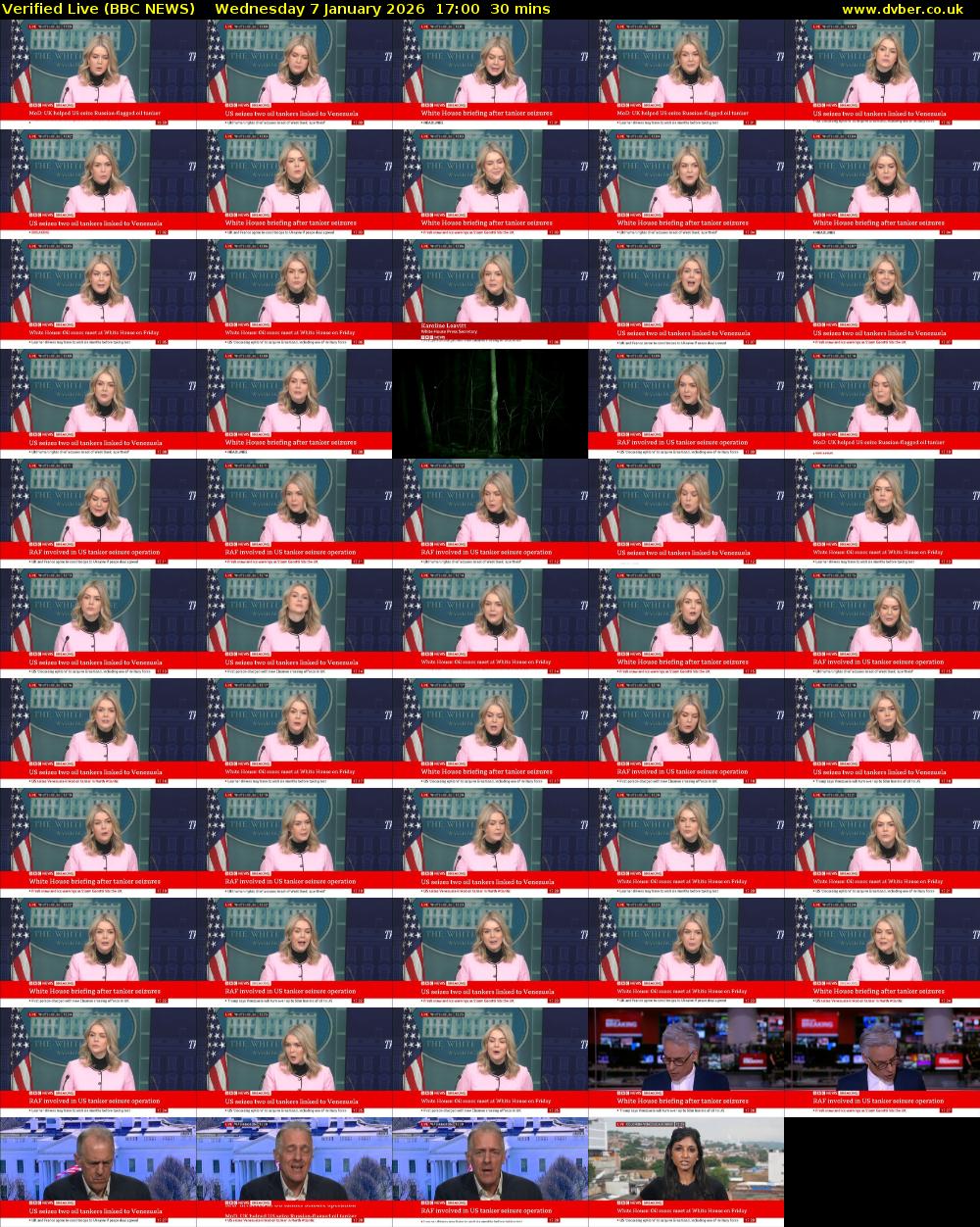 Verified Live (BBC NEWS) Wednesday 7 January 2026 17:00 - 17:30