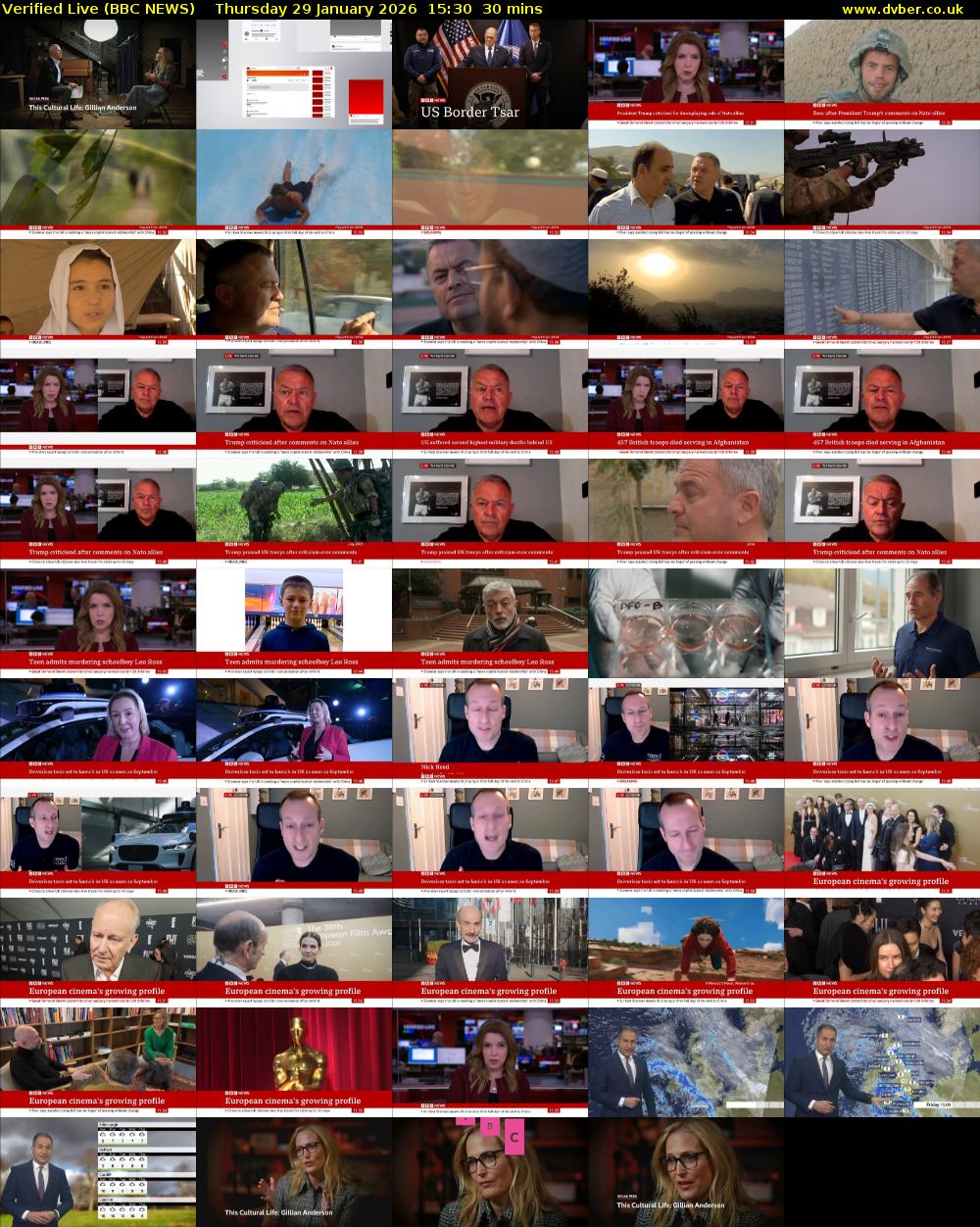 Verified Live (BBC NEWS) Thursday 29 January 2026 15:30 - 16:00