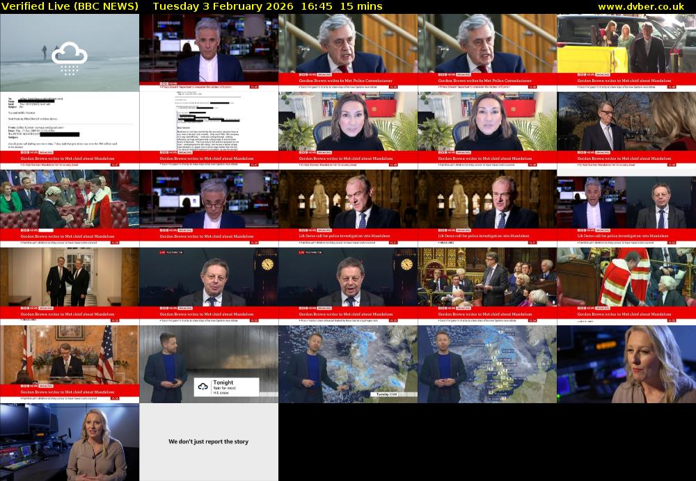 Verified Live (BBC NEWS) Tuesday 3 February 2026 16:45 - 17:00