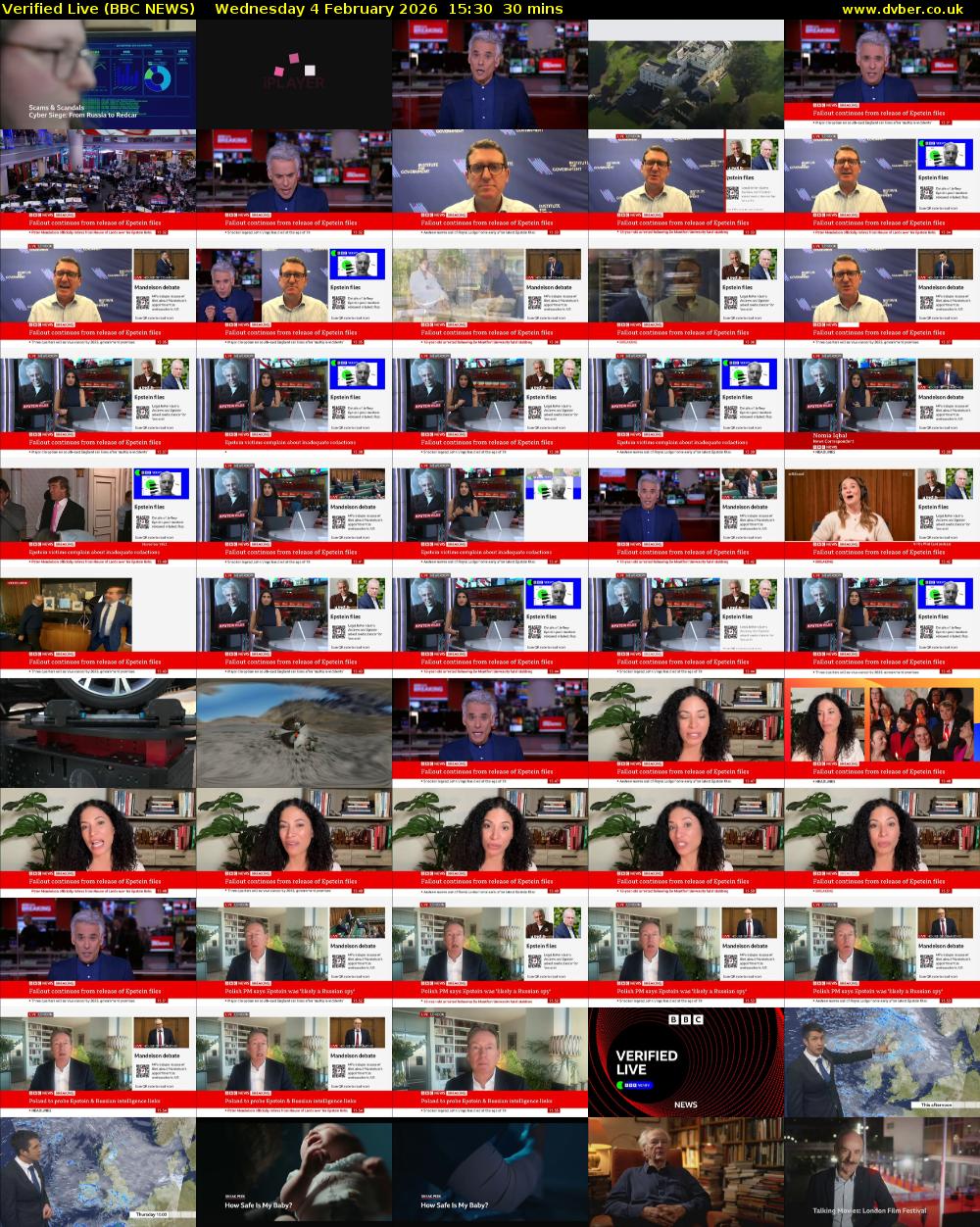 Verified Live (BBC NEWS) Wednesday 4 February 2026 15:30 - 16:00