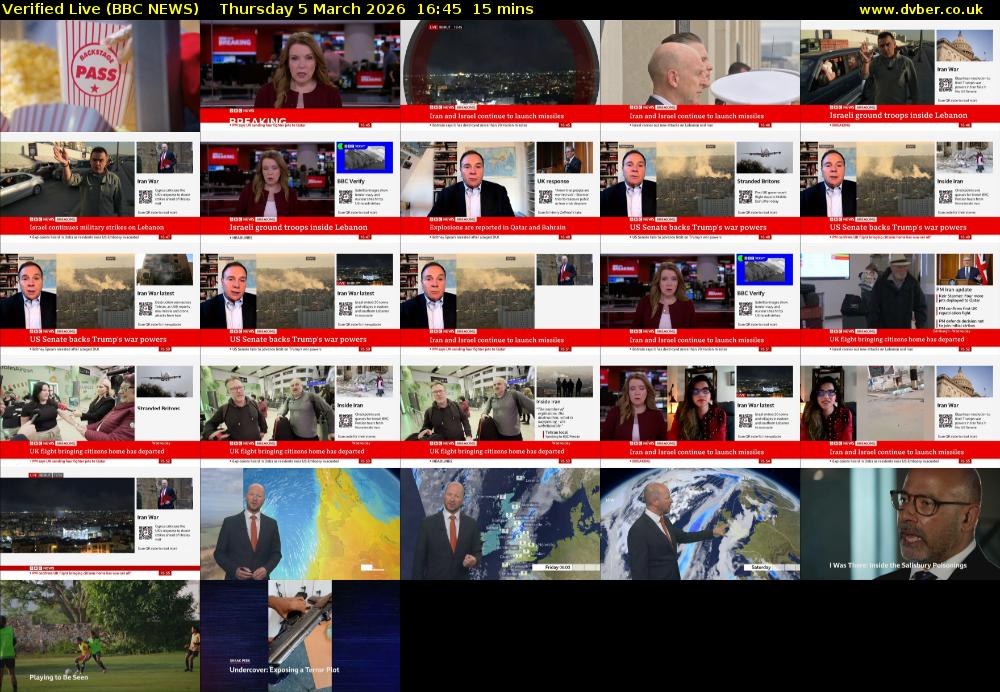 Verified Live (BBC NEWS) Thursday 5 March 2026 16:45 - 17:00