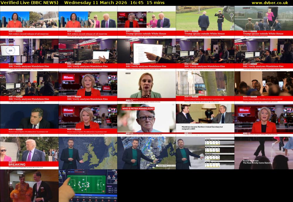 Verified Live (BBC NEWS) Wednesday 11 March 2026 16:45 - 17:00
