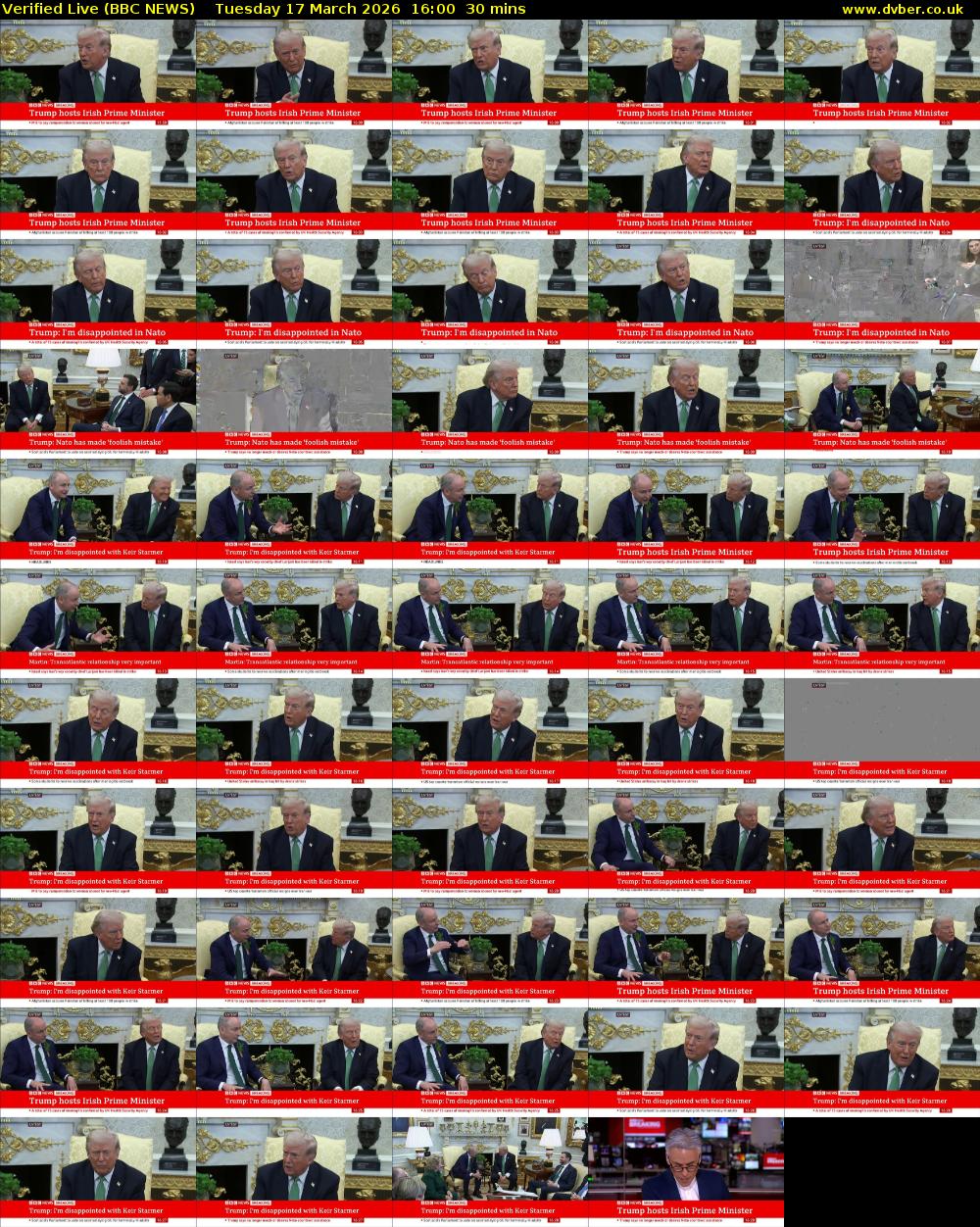 Verified Live (BBC NEWS) Tuesday 17 March 2026 16:00 - 16:30