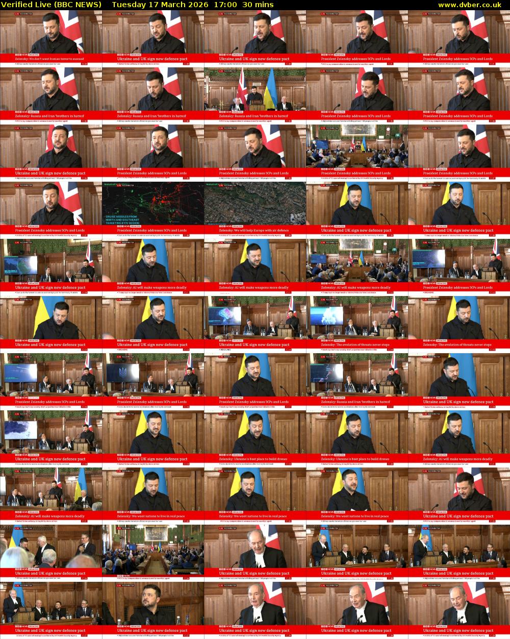 Verified Live (BBC NEWS) Tuesday 17 March 2026 17:00 - 17:30