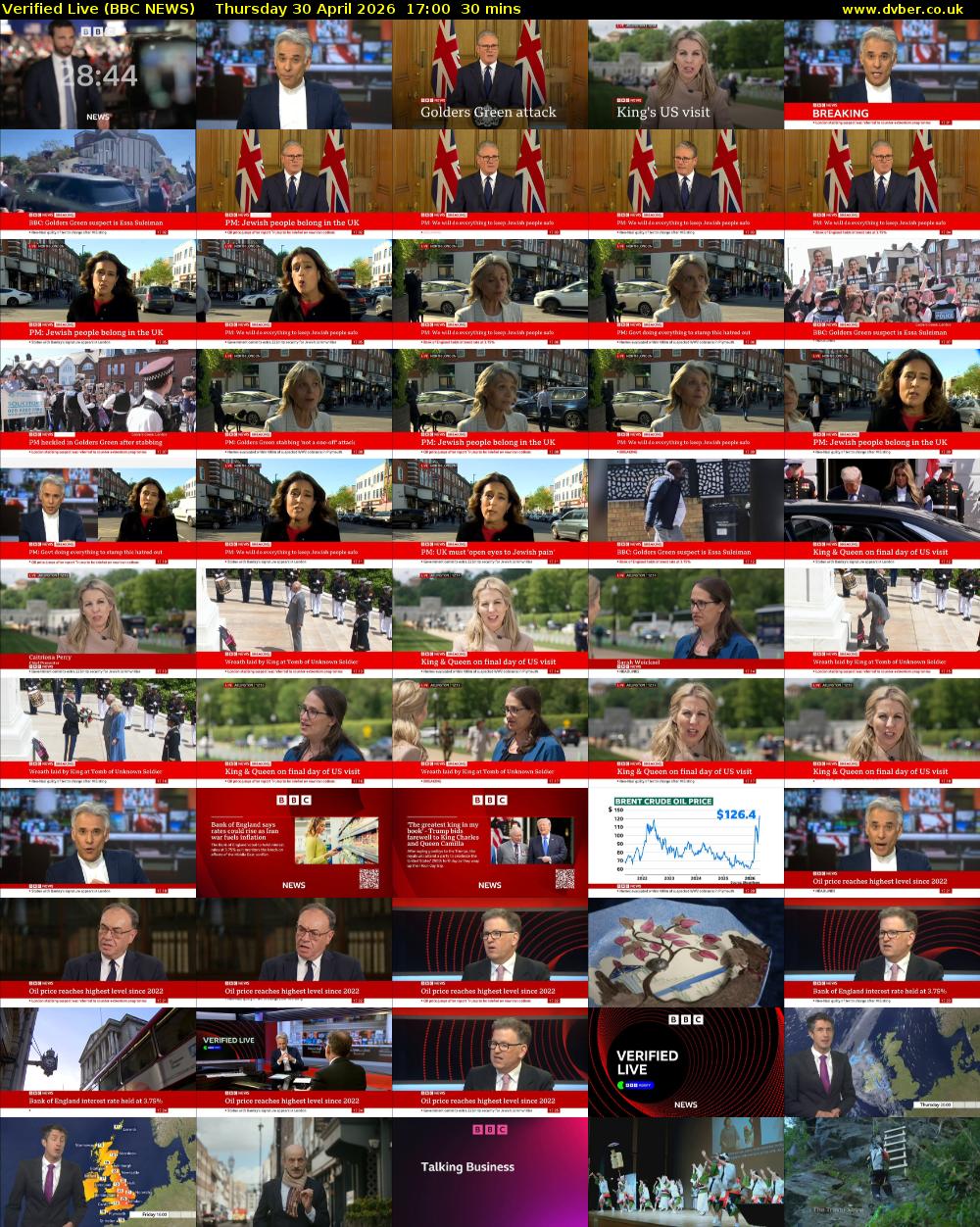 Verified Live (BBC NEWS) Thursday 30 April 2026 17:00 - 17:30
