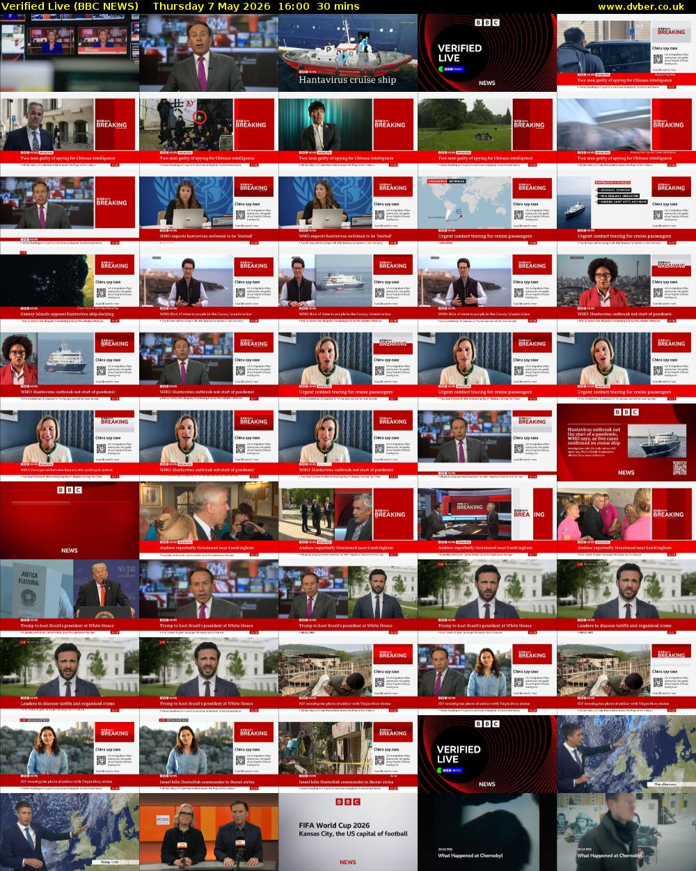 Verified Live (BBC NEWS) Thursday 7 May 2026 16:00 - 16:30