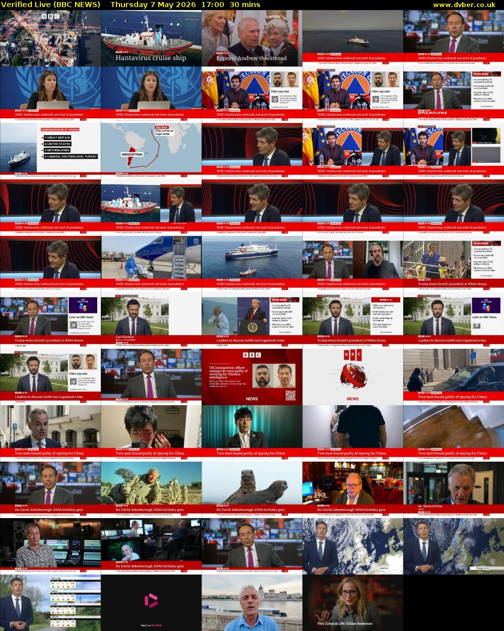 Verified Live (BBC NEWS) Thursday 7 May 2026 17:00 - 17:30