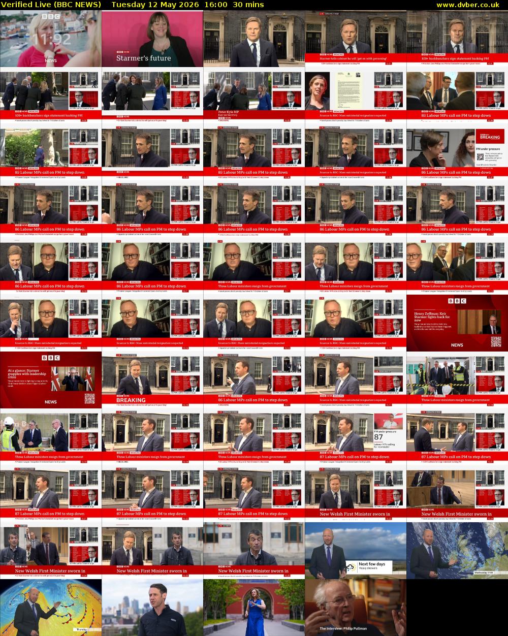 Verified Live (BBC NEWS) Tuesday 12 May 2026 16:00 - 16:30