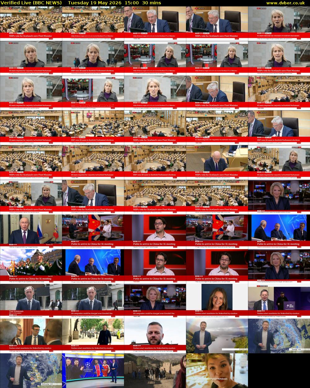 Verified Live (BBC NEWS) Tuesday 19 May 2026 15:00 - 15:30