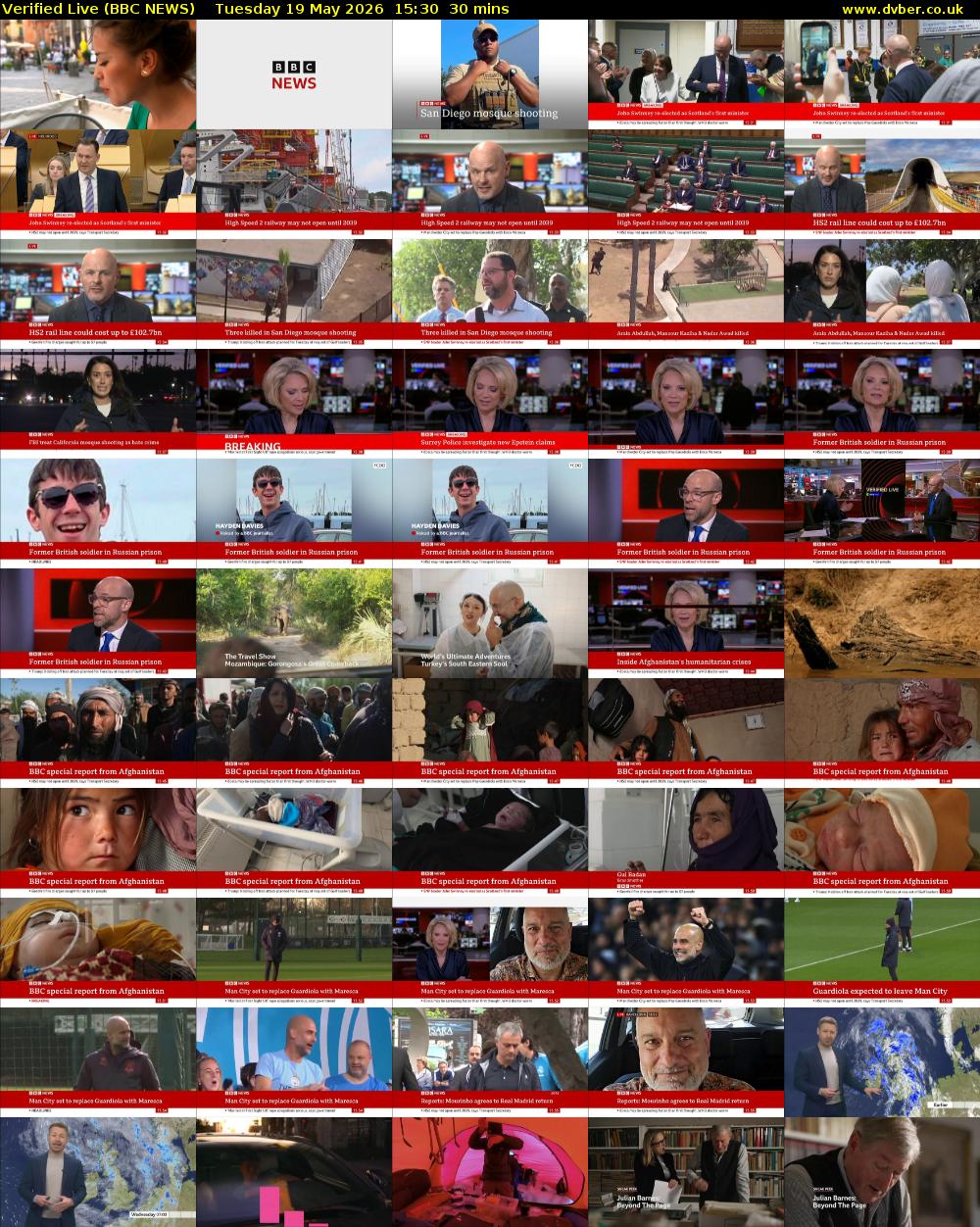Verified Live (BBC NEWS) Tuesday 19 May 2026 15:30 - 16:00
