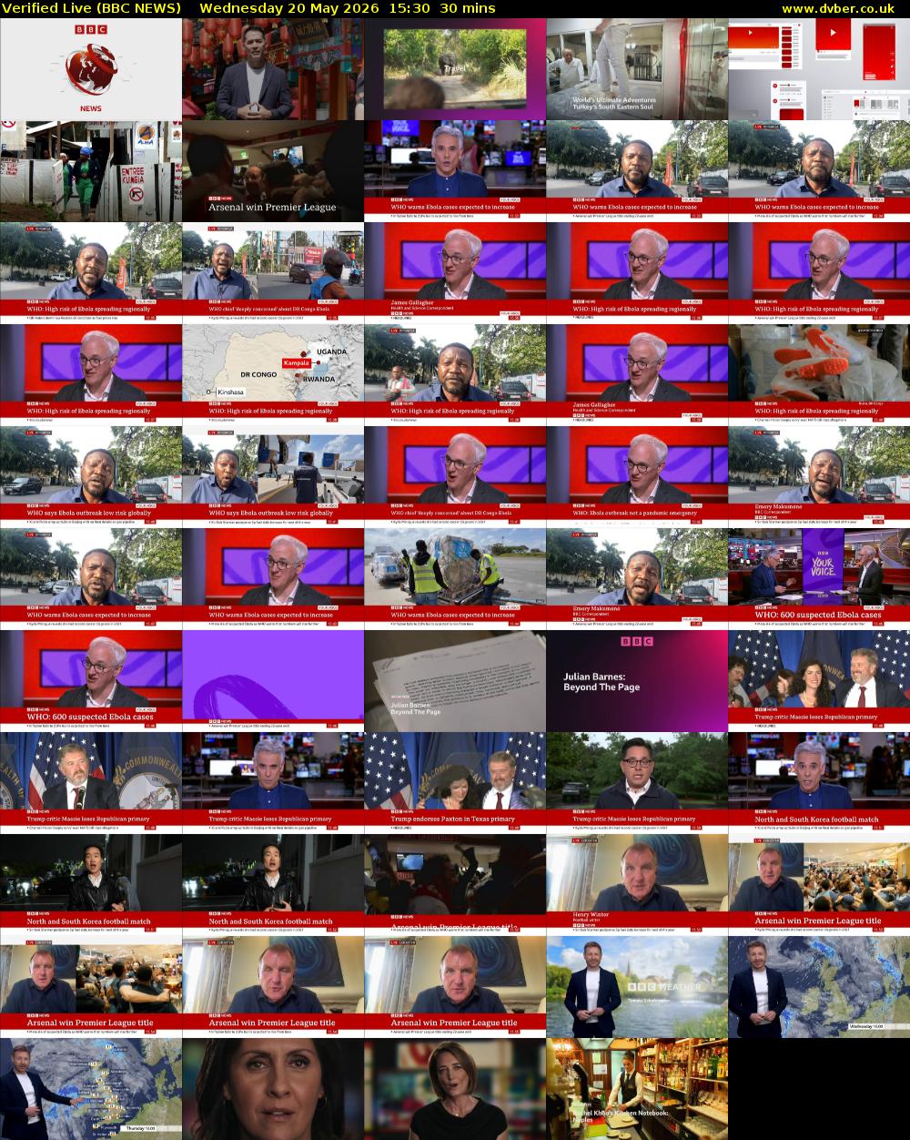 Verified Live (BBC NEWS) Wednesday 20 May 2026 15:30 - 16:00