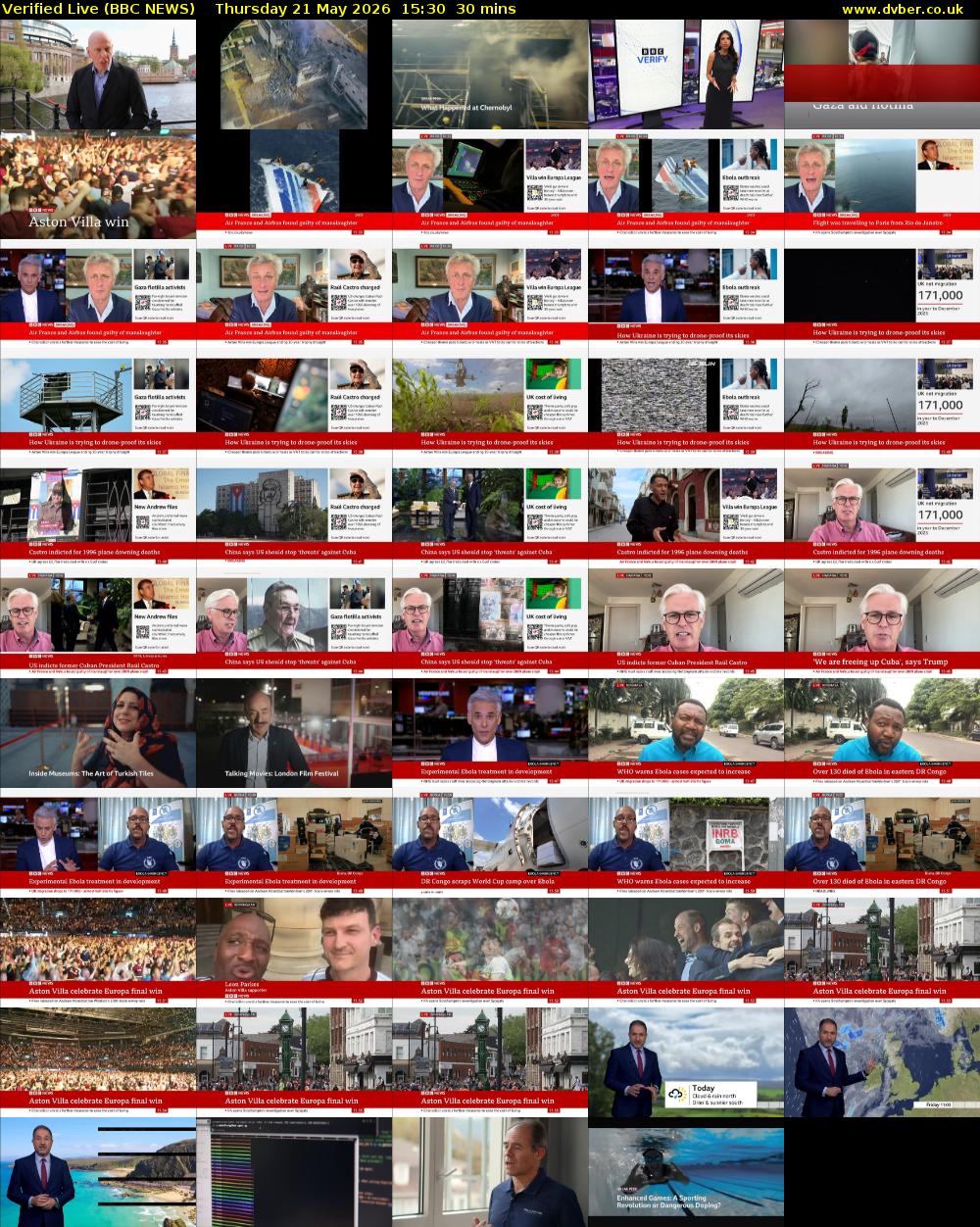 Verified Live (BBC NEWS) Thursday 21 May 2026 15:30 - 16:00