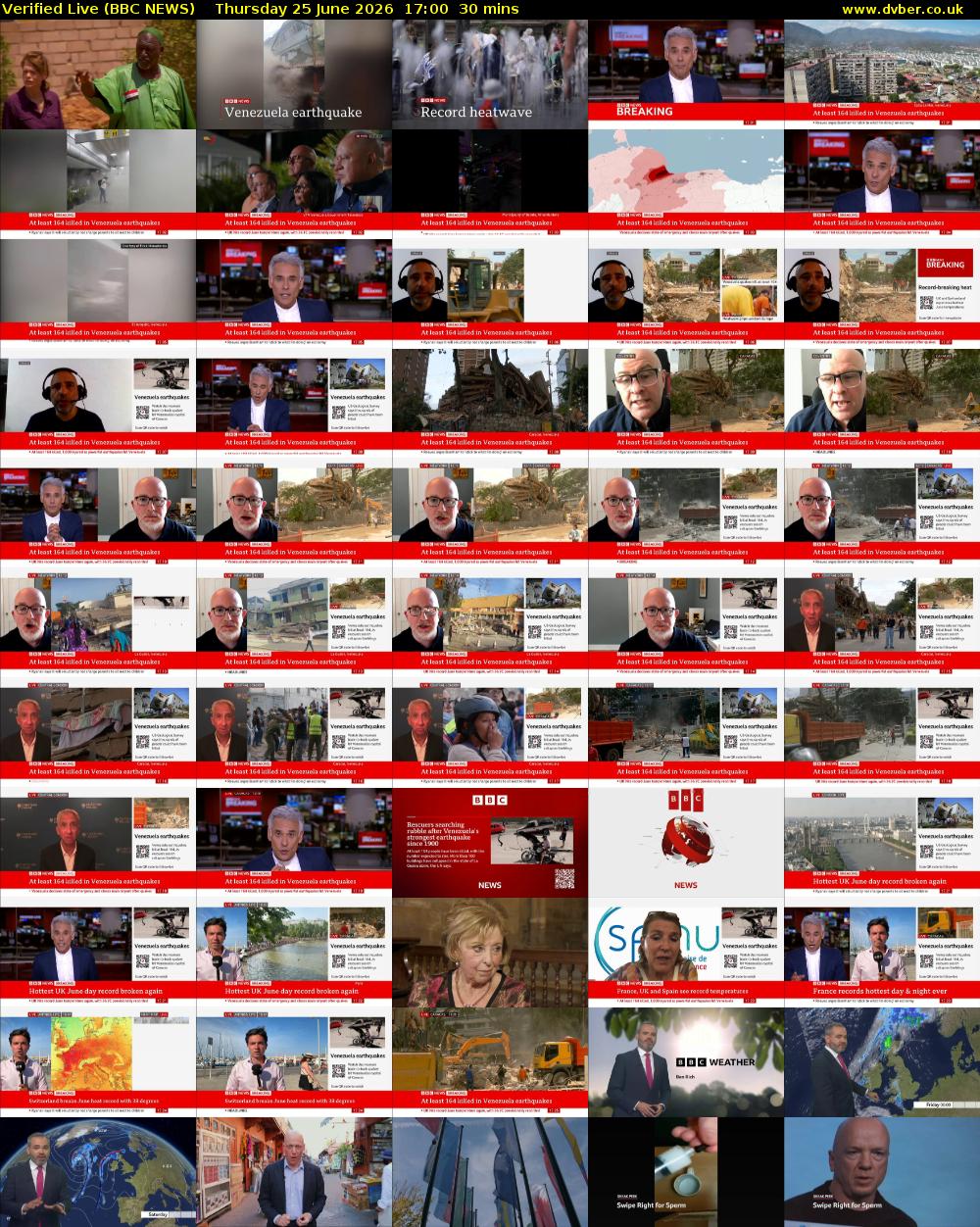 Verified Live (BBC NEWS) Thursday 25 June 2026 17:00 - 17:30
