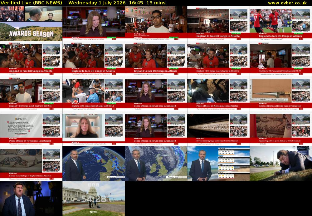Verified Live (BBC NEWS) Wednesday 1 July 2026 16:45 - 17:00