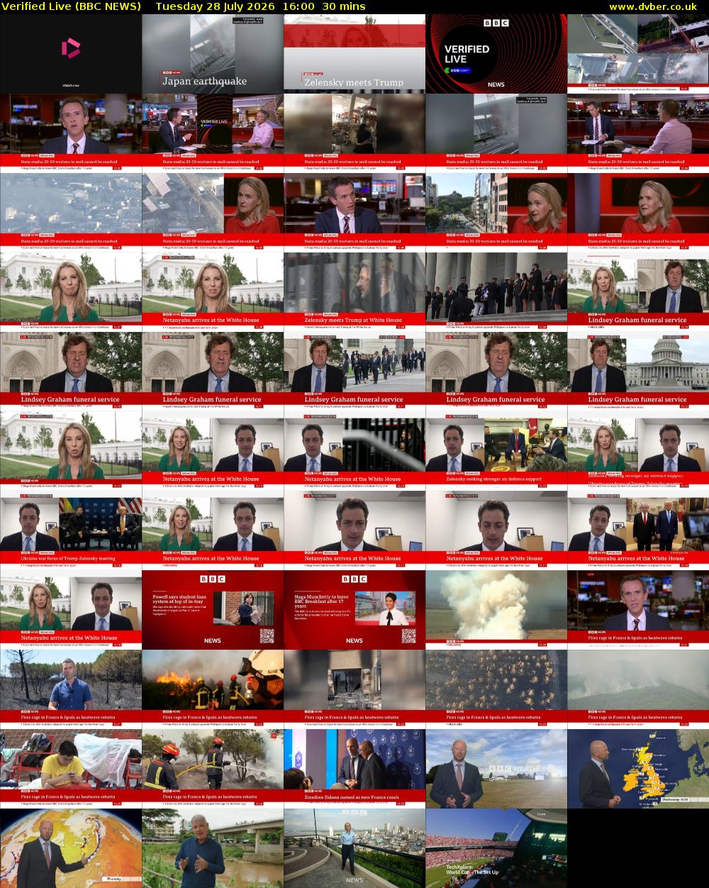 Verified Live (BBC NEWS) Tuesday 28 July 2026 16:00 - 16:30
