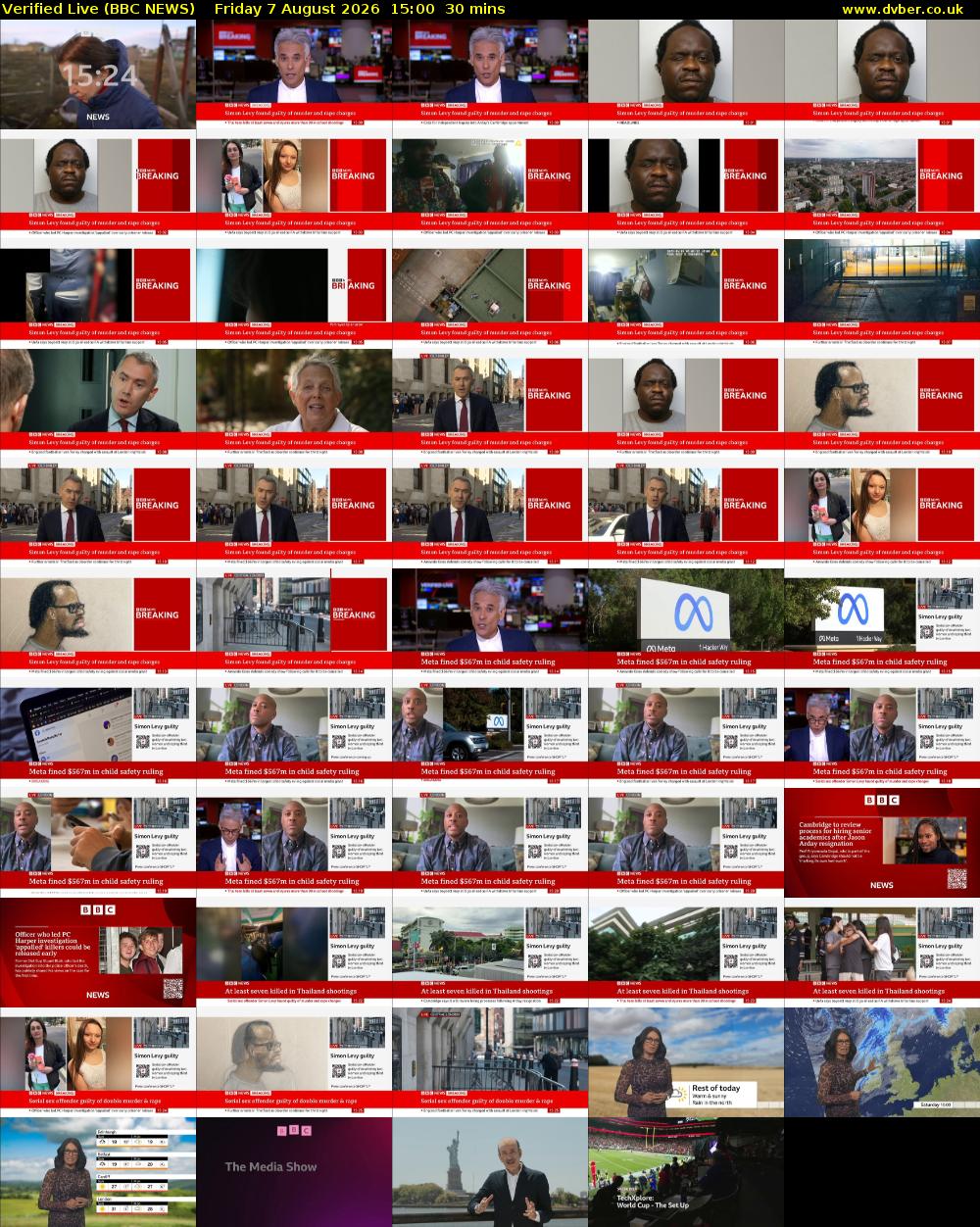 Verified Live (BBC NEWS) Friday 7 August 2026 15:00 - 15:30