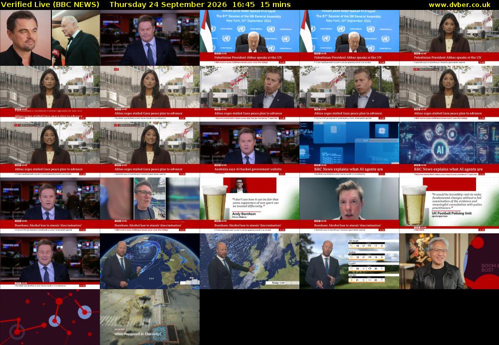 Verified Live (BBC NEWS) Thursday 24 September 2026 16:45 - 17:00