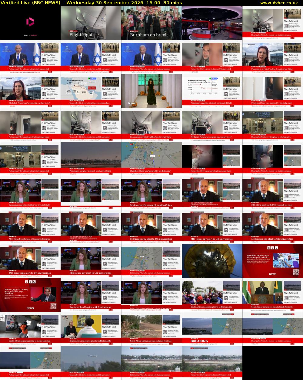 Verified Live (BBC NEWS) Wednesday 30 September 2026 16:00 - 16:30