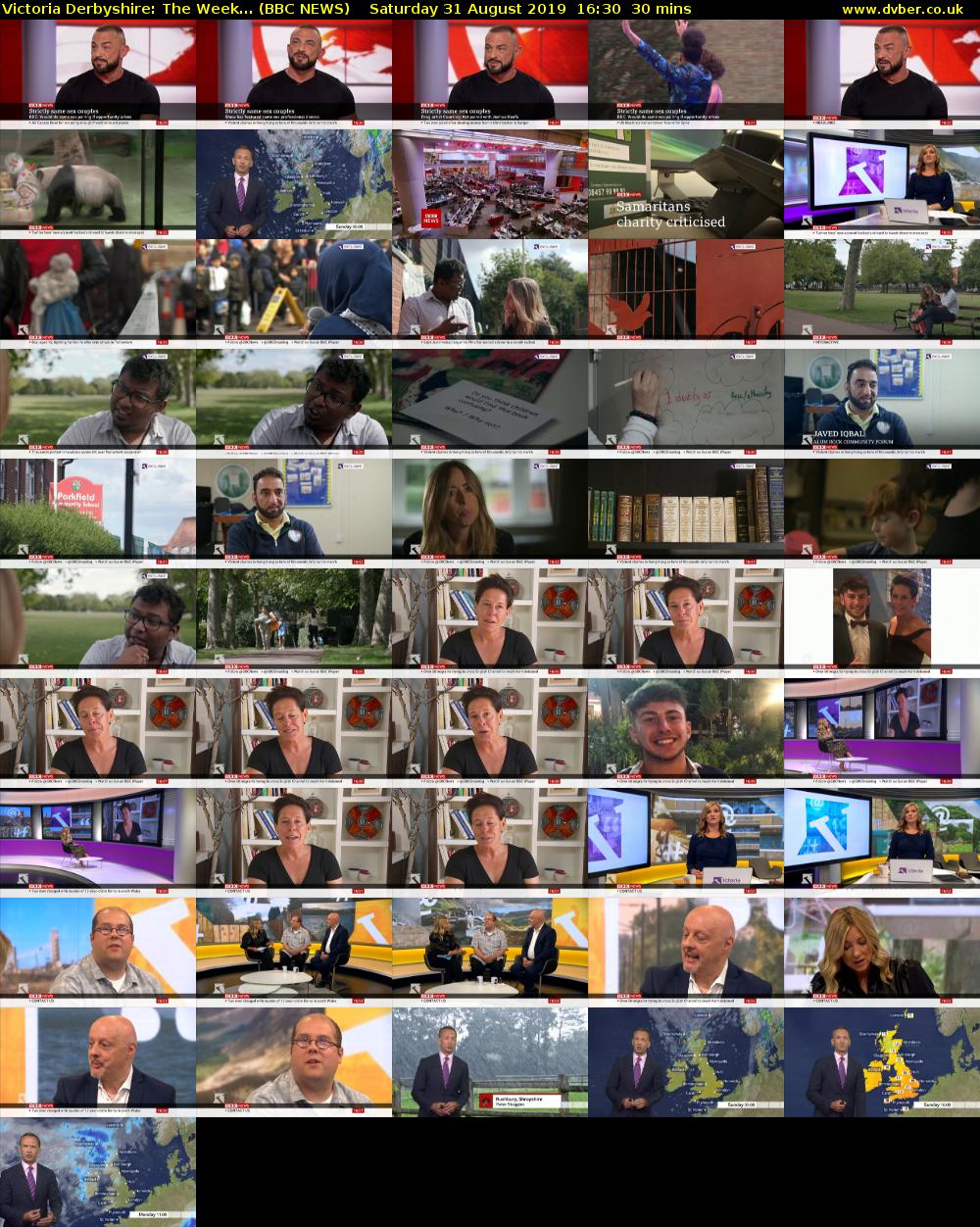 Victoria Derbyshire: The Week... (BBC NEWS) Saturday 31 August 2019 16:30 - 17:00