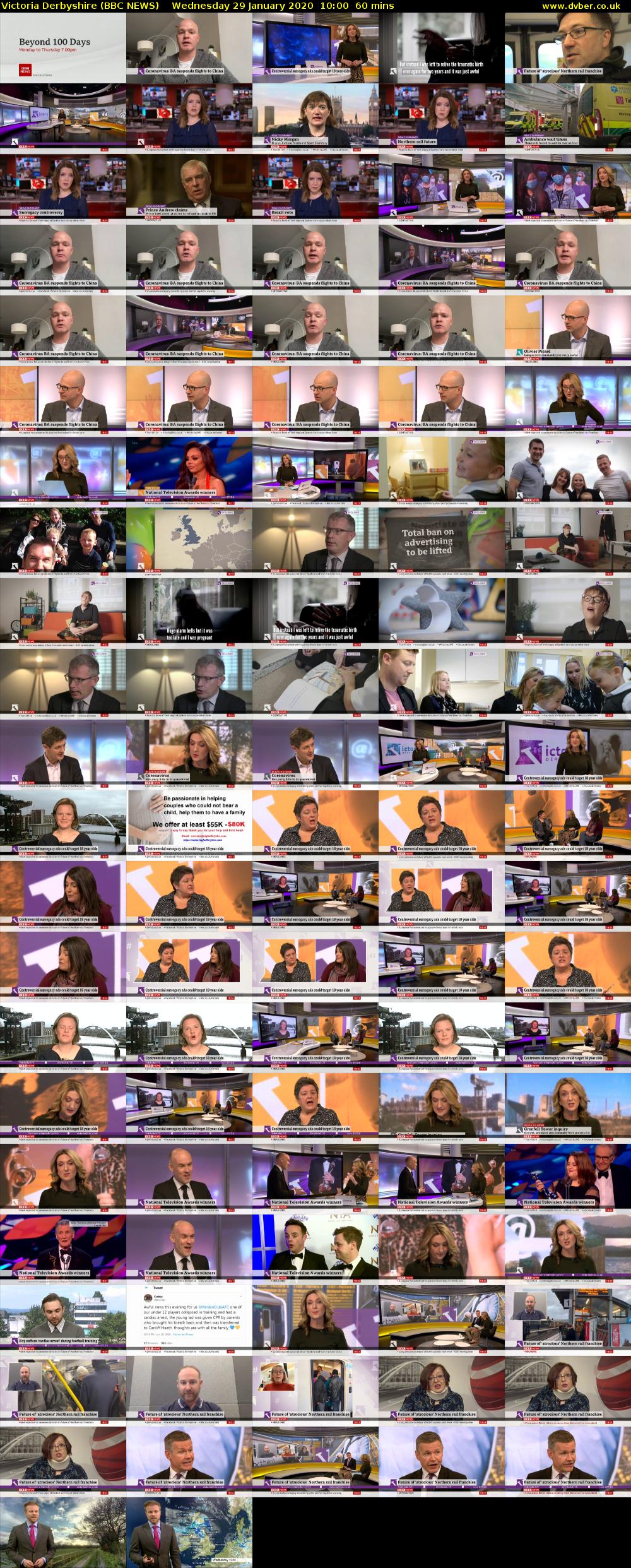 Victoria Derbyshire (BBC NEWS) Wednesday 29 January 2020 10:00 - 11:00