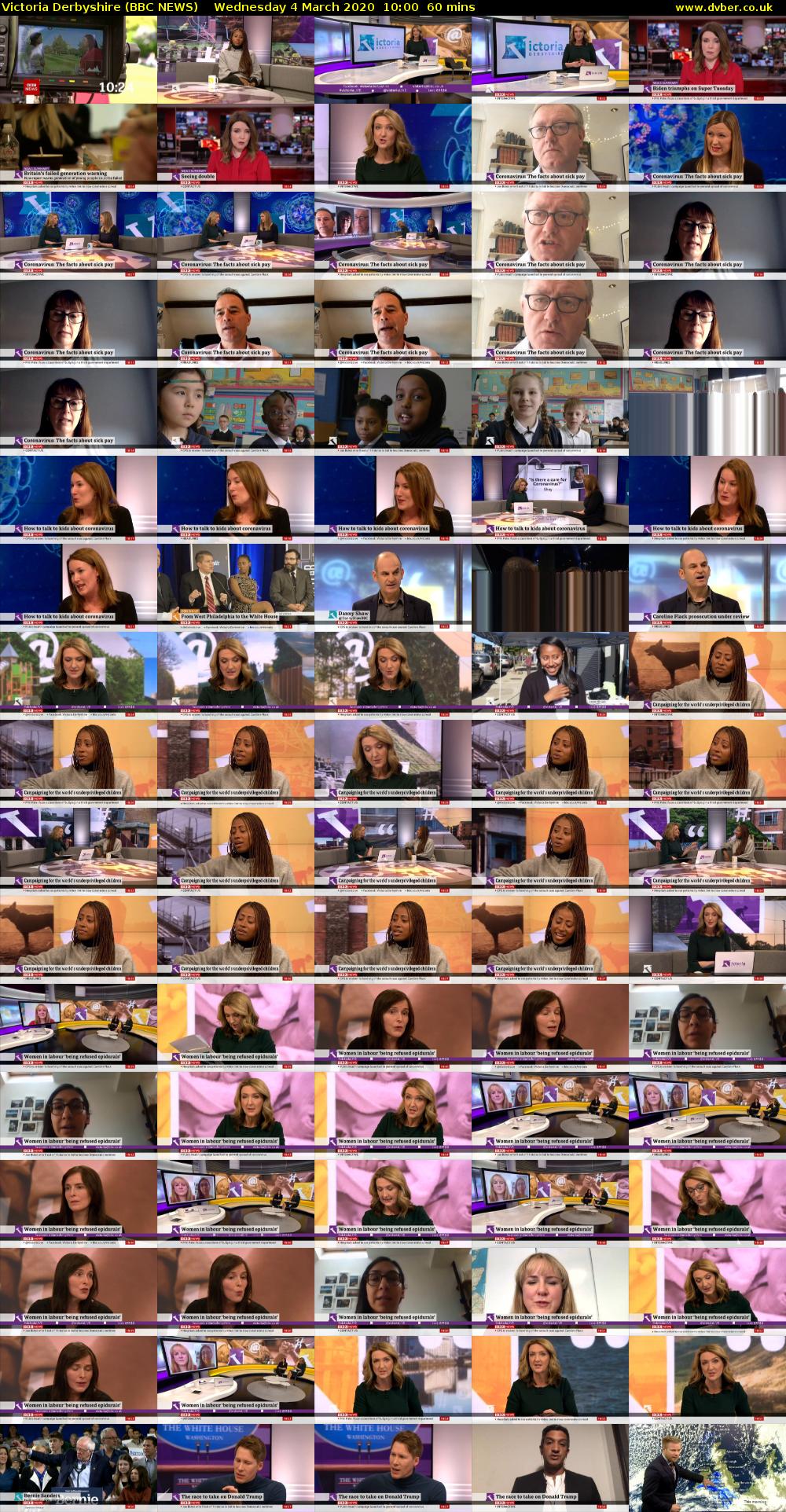 Victoria Derbyshire (BBC NEWS) Wednesday 4 March 2020 10:00 - 11:00