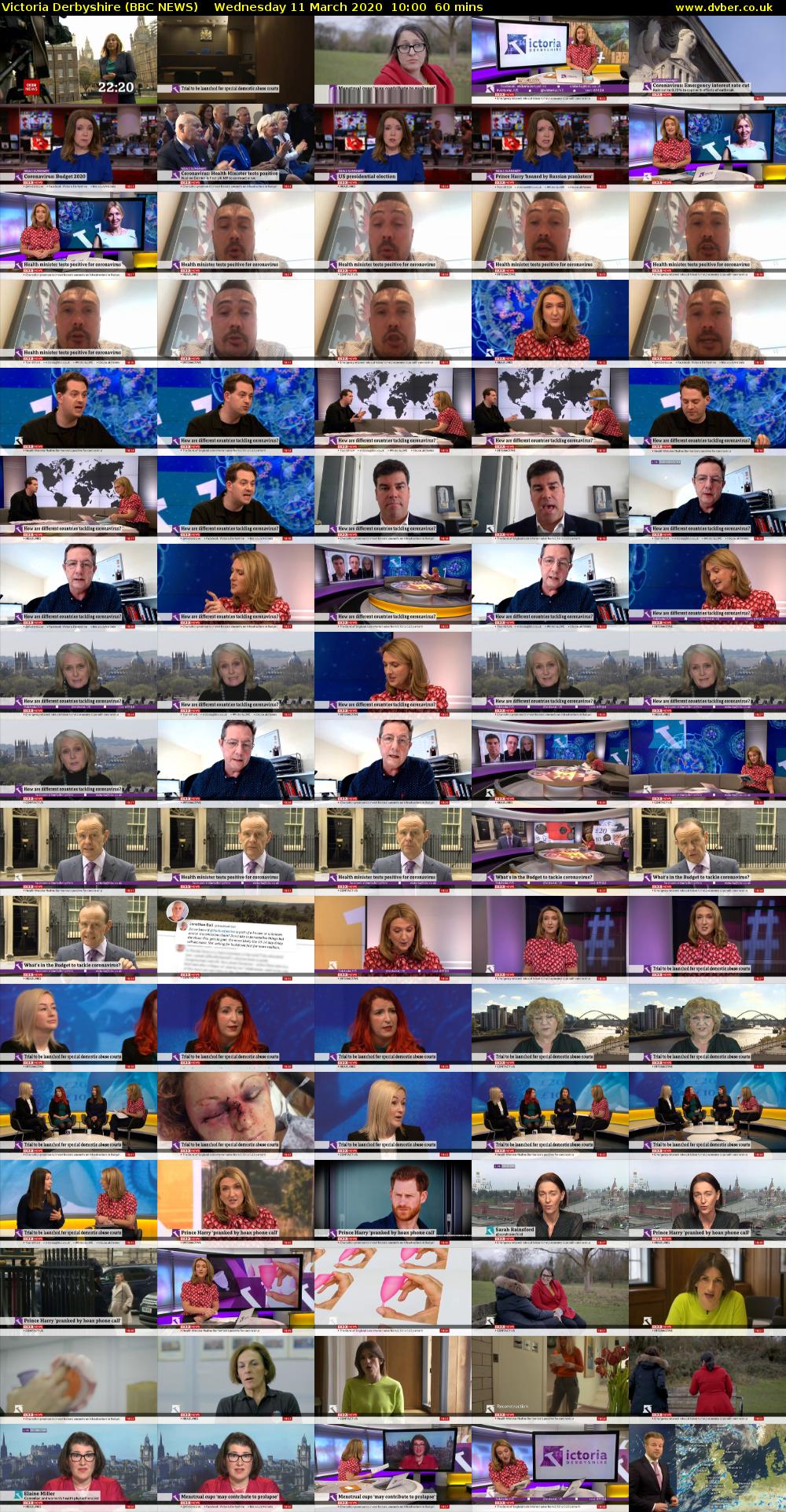 Victoria Derbyshire (BBC NEWS) Wednesday 11 March 2020 10:00 - 11:00