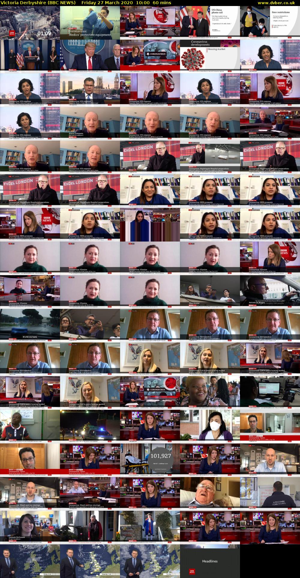 Victoria Derbyshire (BBC NEWS) Friday 27 March 2020 10:00 - 11:00