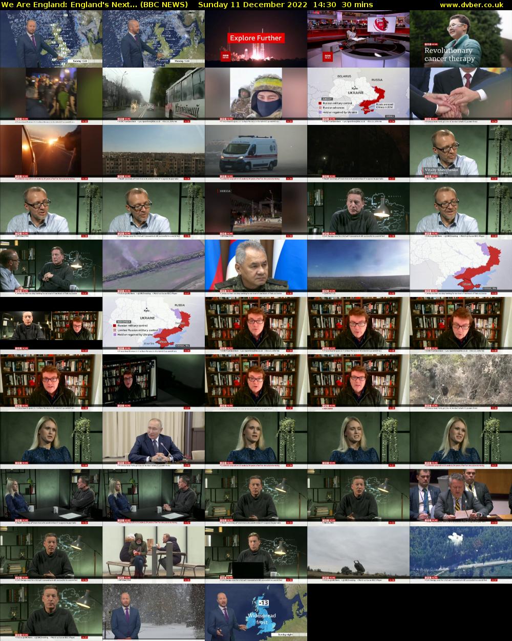 We Are England: England's Next... (BBC NEWS) Sunday 11 December 2022 14:30 - 15:00