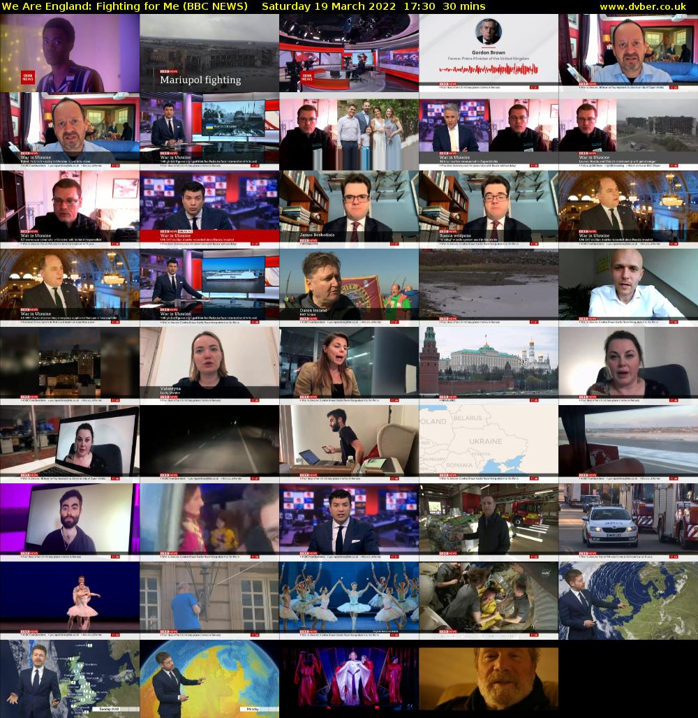 We Are England: Fighting for Me (BBC NEWS) Saturday 19 March 2022 17:30 - 18:00