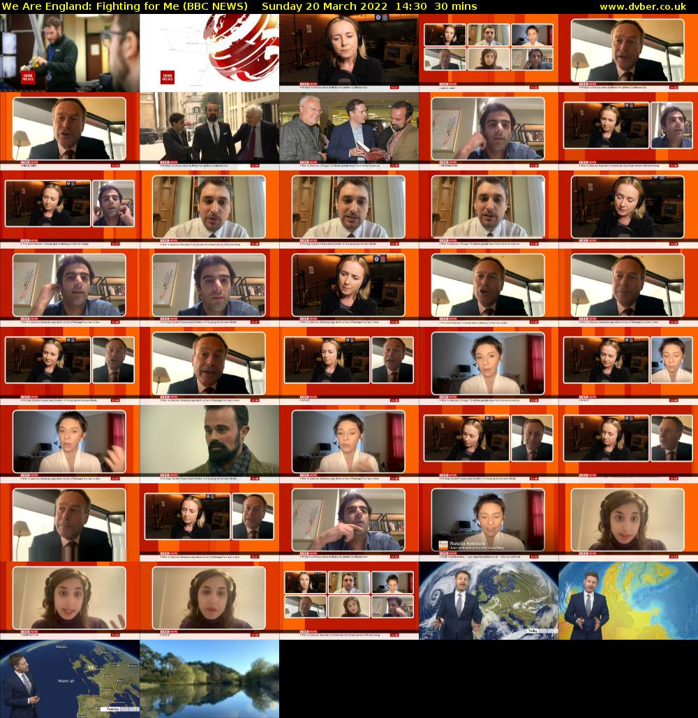We Are England: Fighting for Me (BBC NEWS) Sunday 20 March 2022 14:30 - 15:00