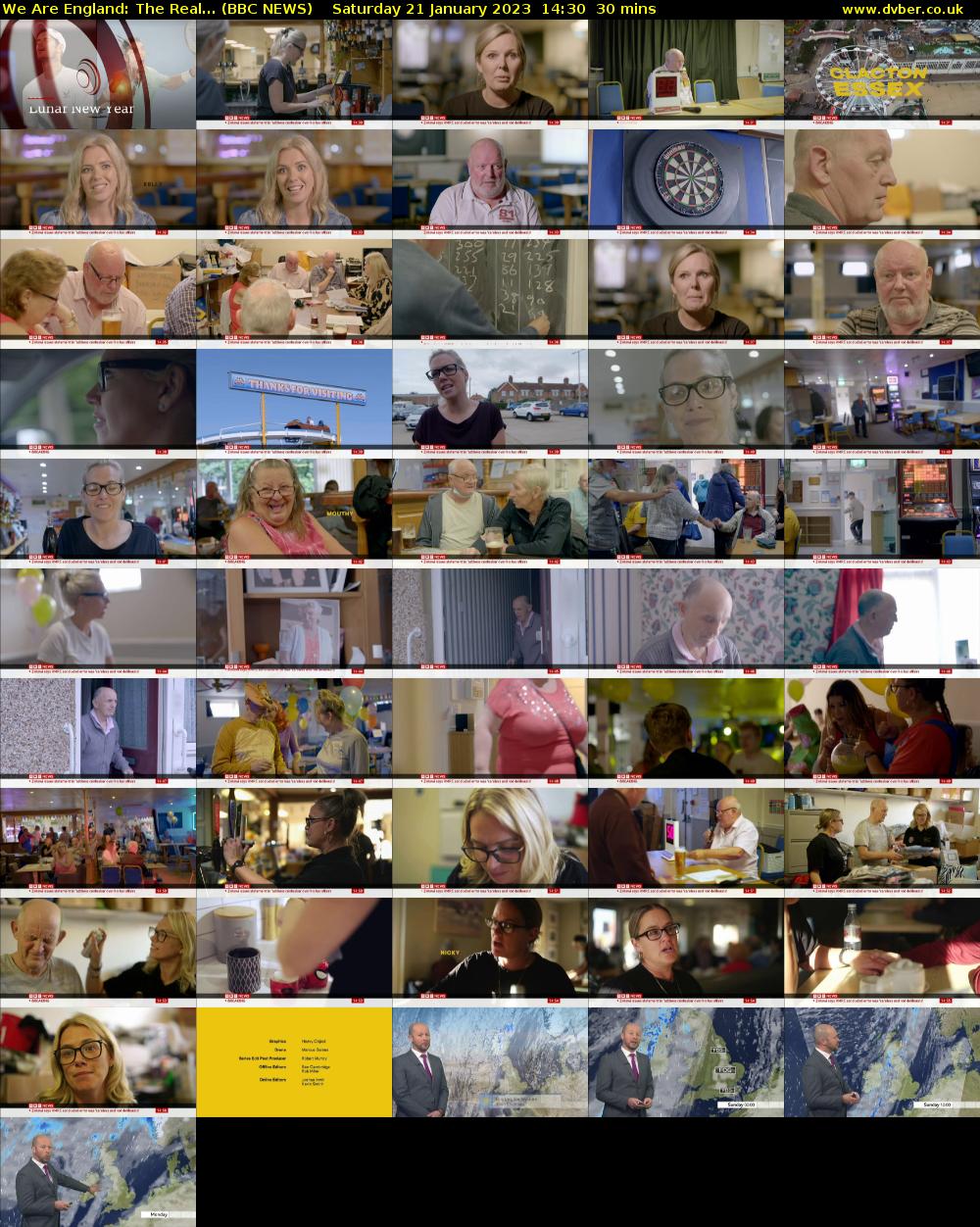 We Are England: The Real... (BBC NEWS) Saturday 21 January 2023 14:30 - 15:00