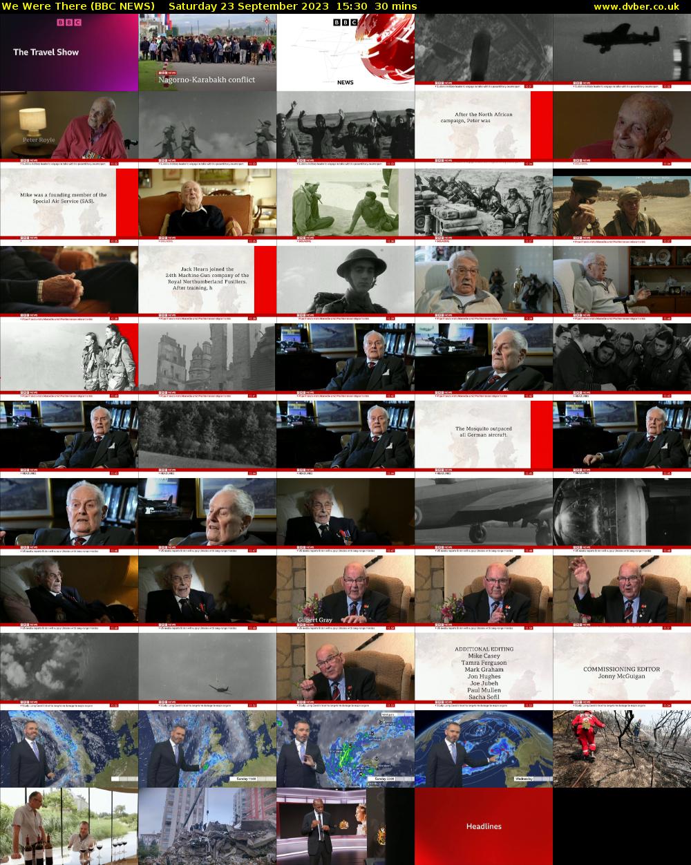 We Were There (BBC NEWS) Saturday 23 September 2023 15:30 - 16:00