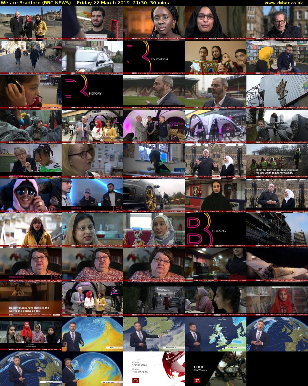 We are Bradford (BBC NEWS) Friday 22 March 2019 21:30 - 22:00