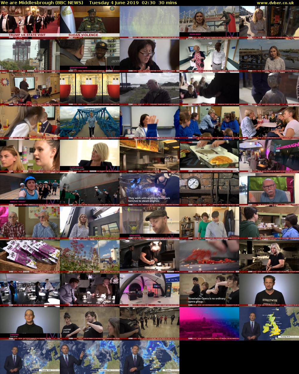 We are Middlesbrough (BBC NEWS) Tuesday 4 June 2019 02:30 - 03:00
