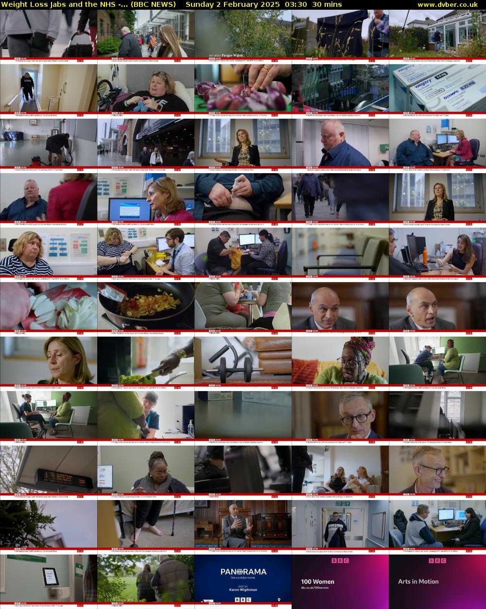 Weight Loss Jabs and the NHS -... (BBC NEWS) Sunday 2 February 2025 03:30 - 04:00