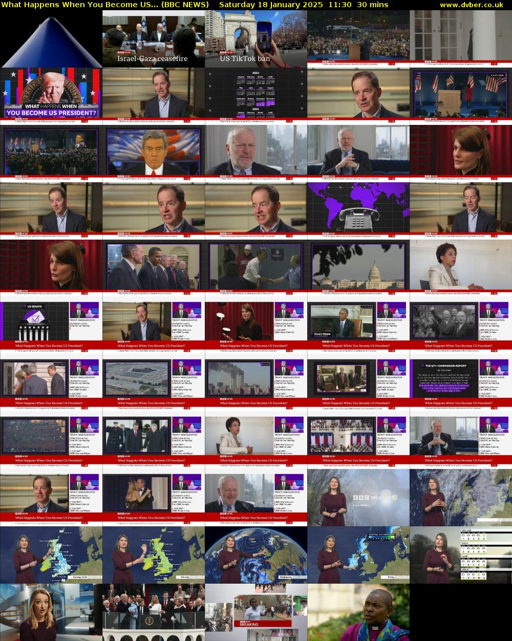What Happens When You Become US... (BBC NEWS) Saturday 18 January 2025 11:30 - 12:00