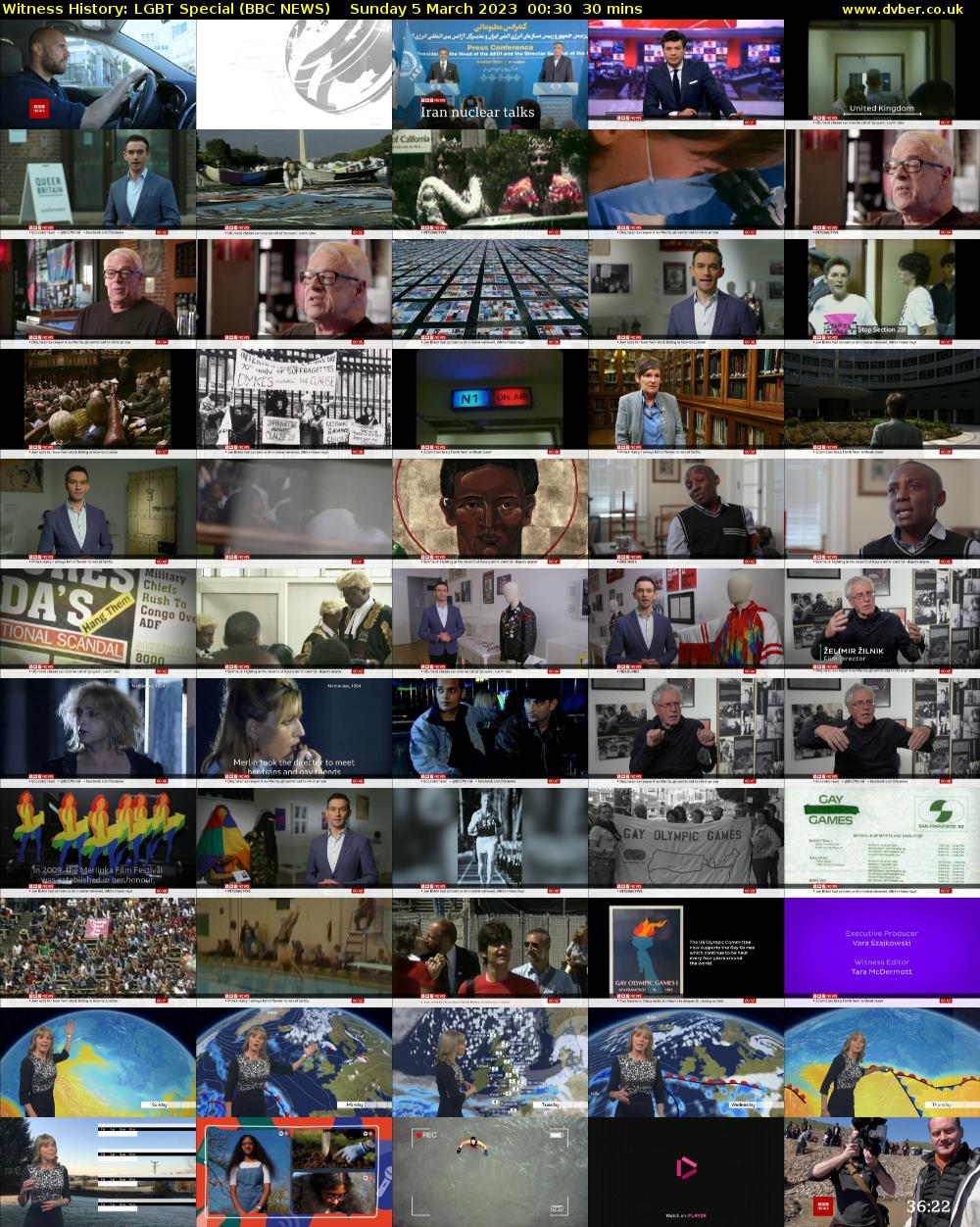 Witness History: LGBT Special (BBC NEWS) Sunday 5 March 2023 00:30 - 01:00