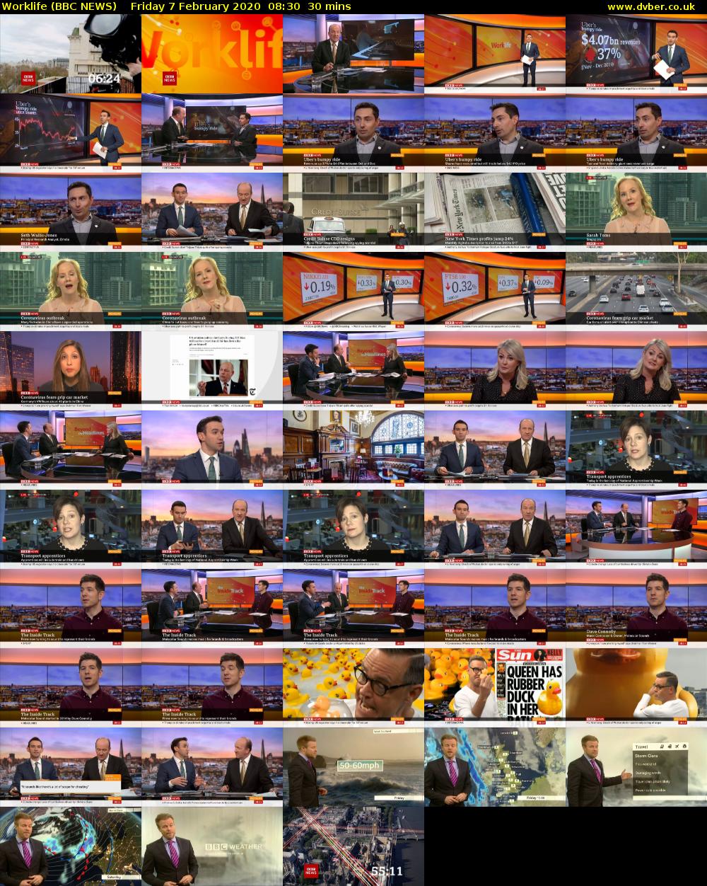 Worklife (BBC NEWS) Friday 7 February 2020 08:30 - 09:00