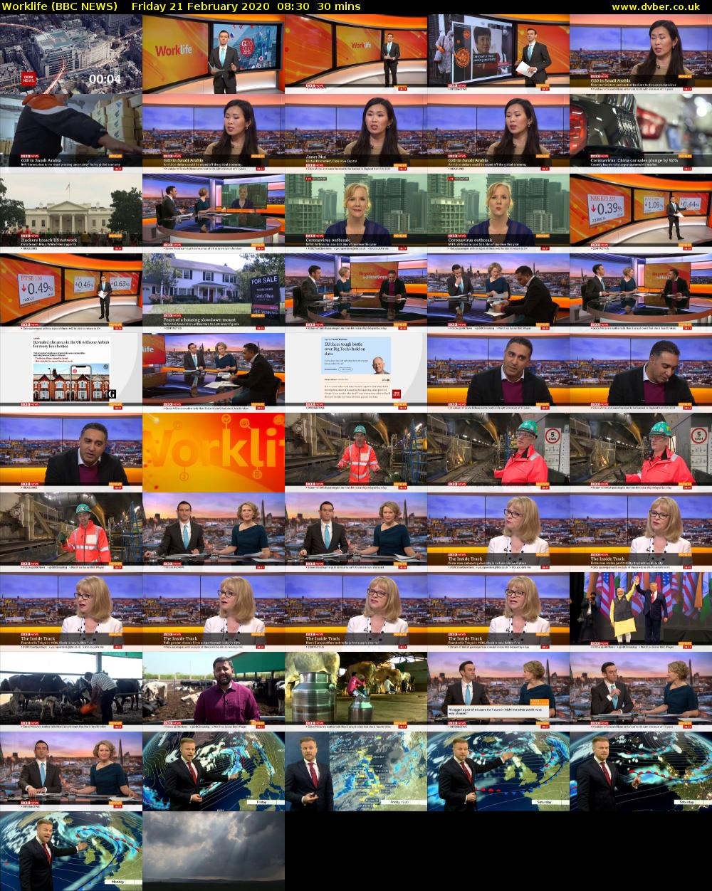 Worklife (BBC NEWS) Friday 21 February 2020 08:30 - 09:00