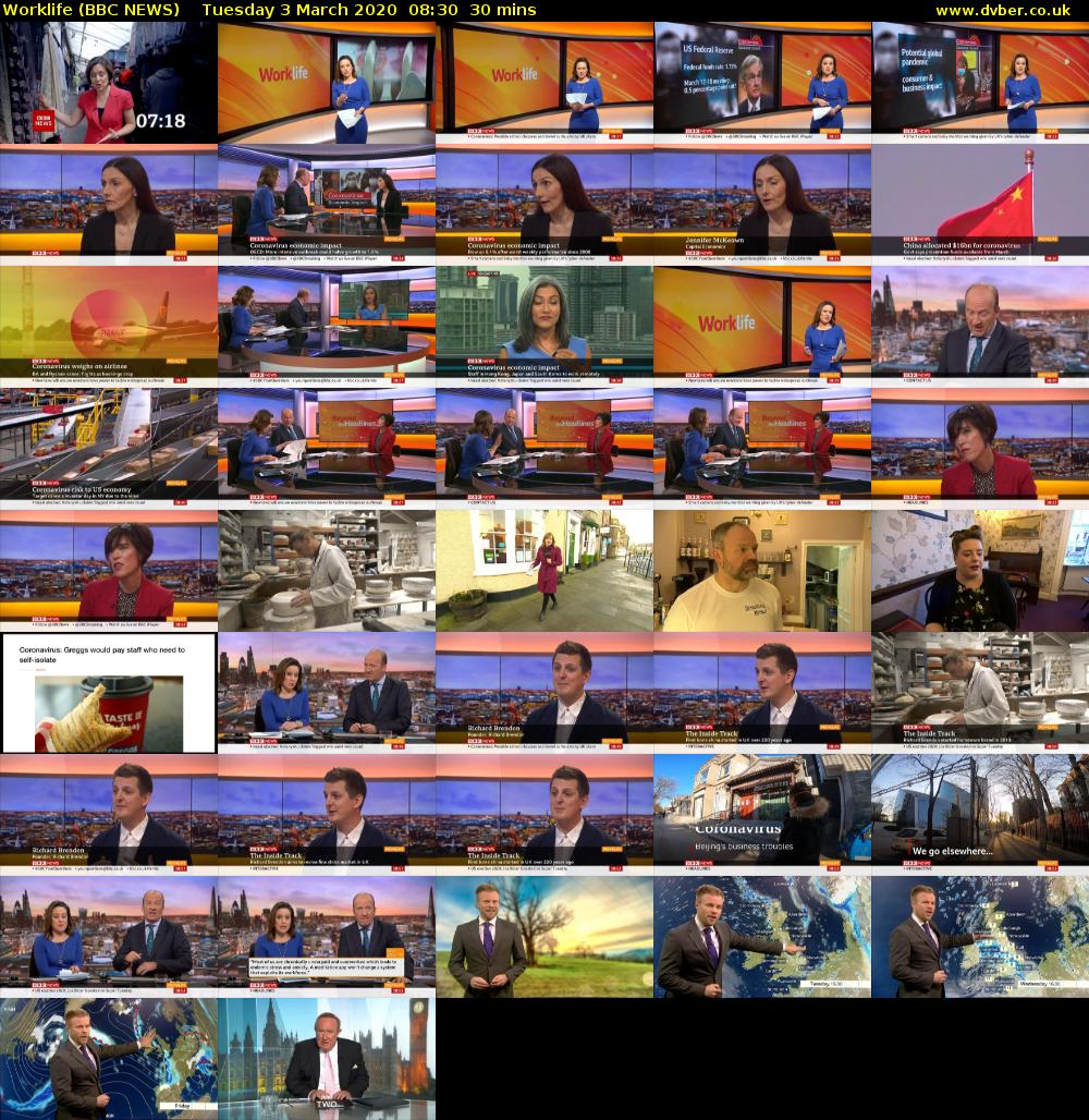 Worklife (BBC NEWS) Tuesday 3 March 2020 08:30 - 09:00
