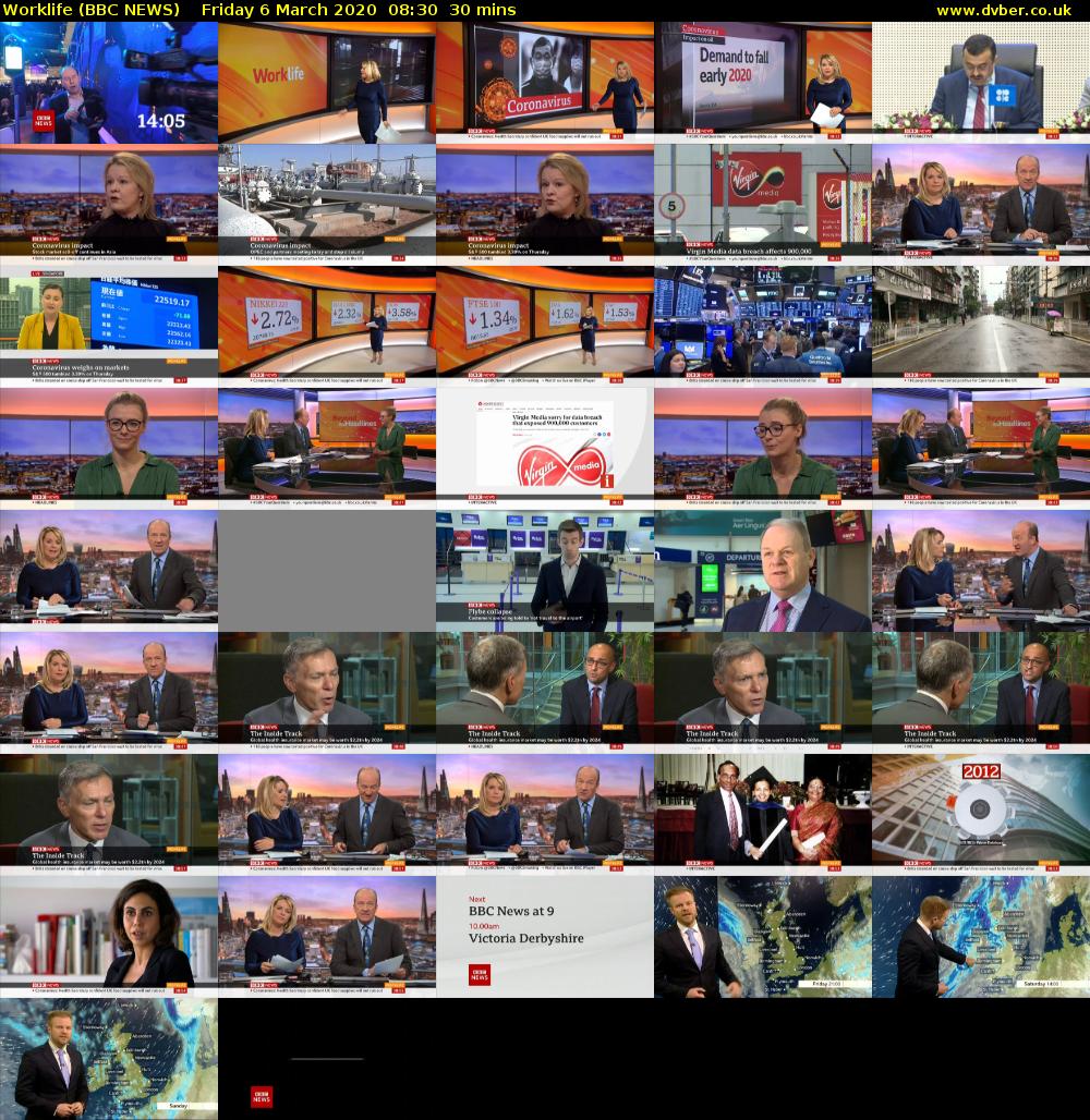 Worklife (BBC NEWS) Friday 6 March 2020 08:30 - 09:00