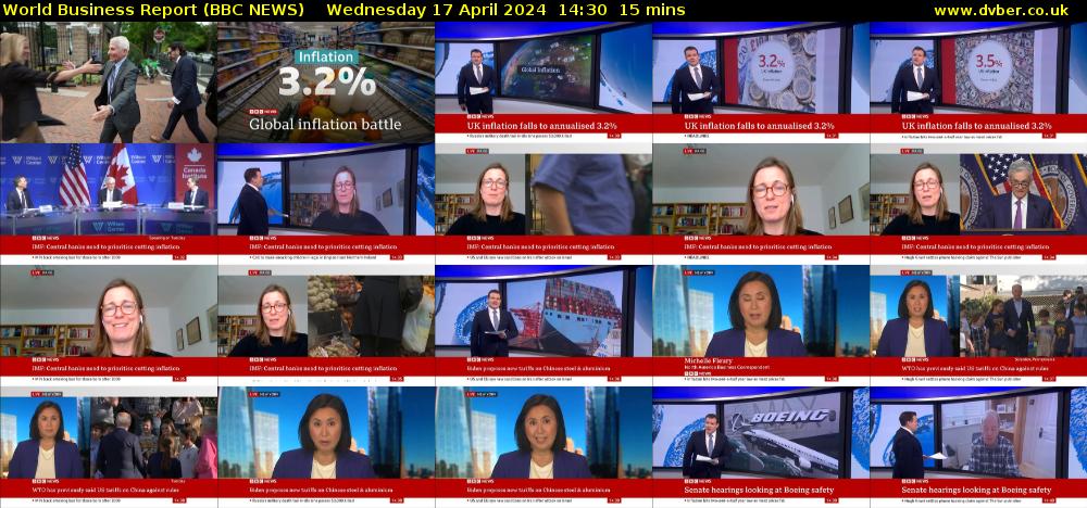 World Business Report (BBC NEWS) Wednesday 17 April 2024 14:30 - 14:45
